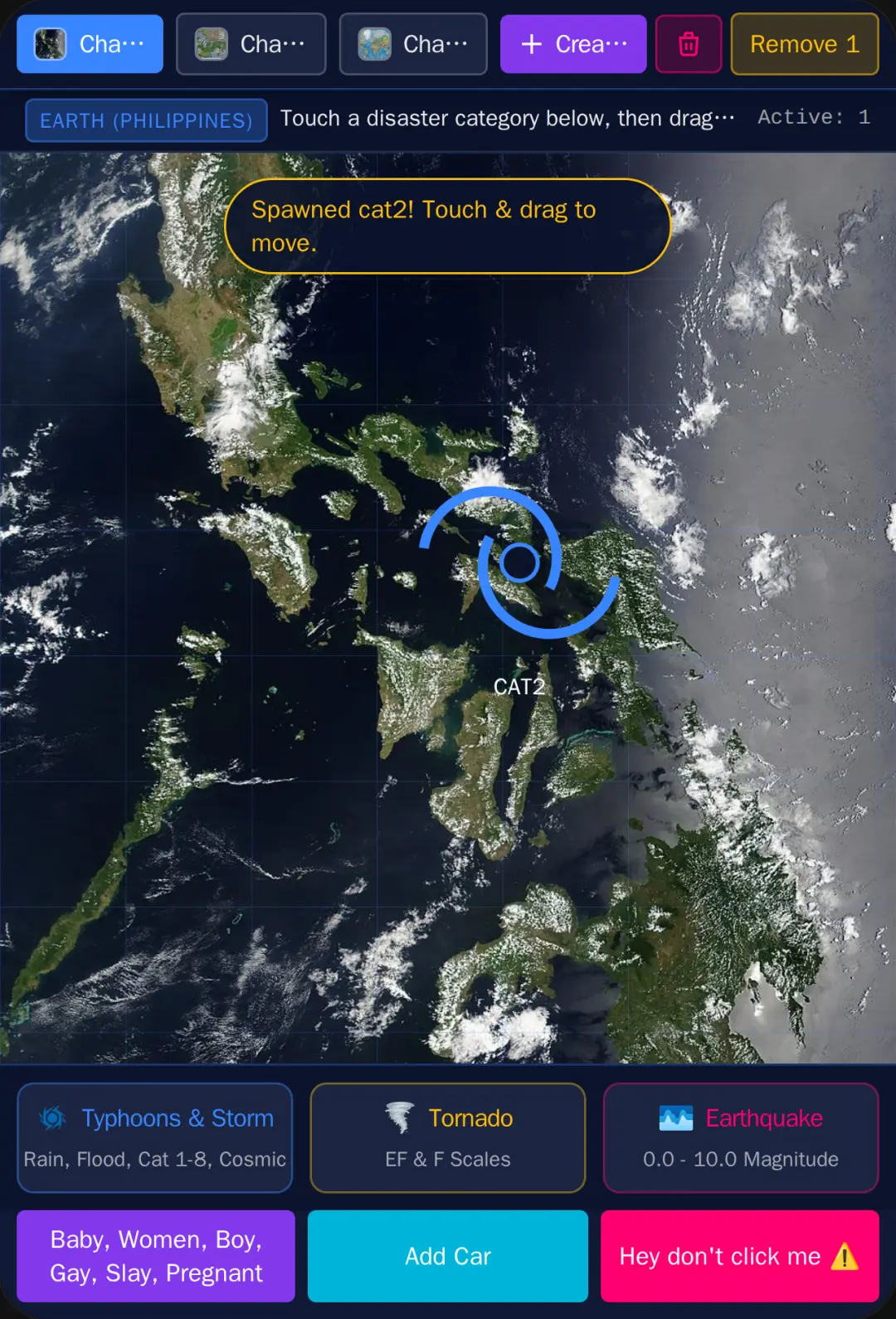 Disaster Simulation Map cover