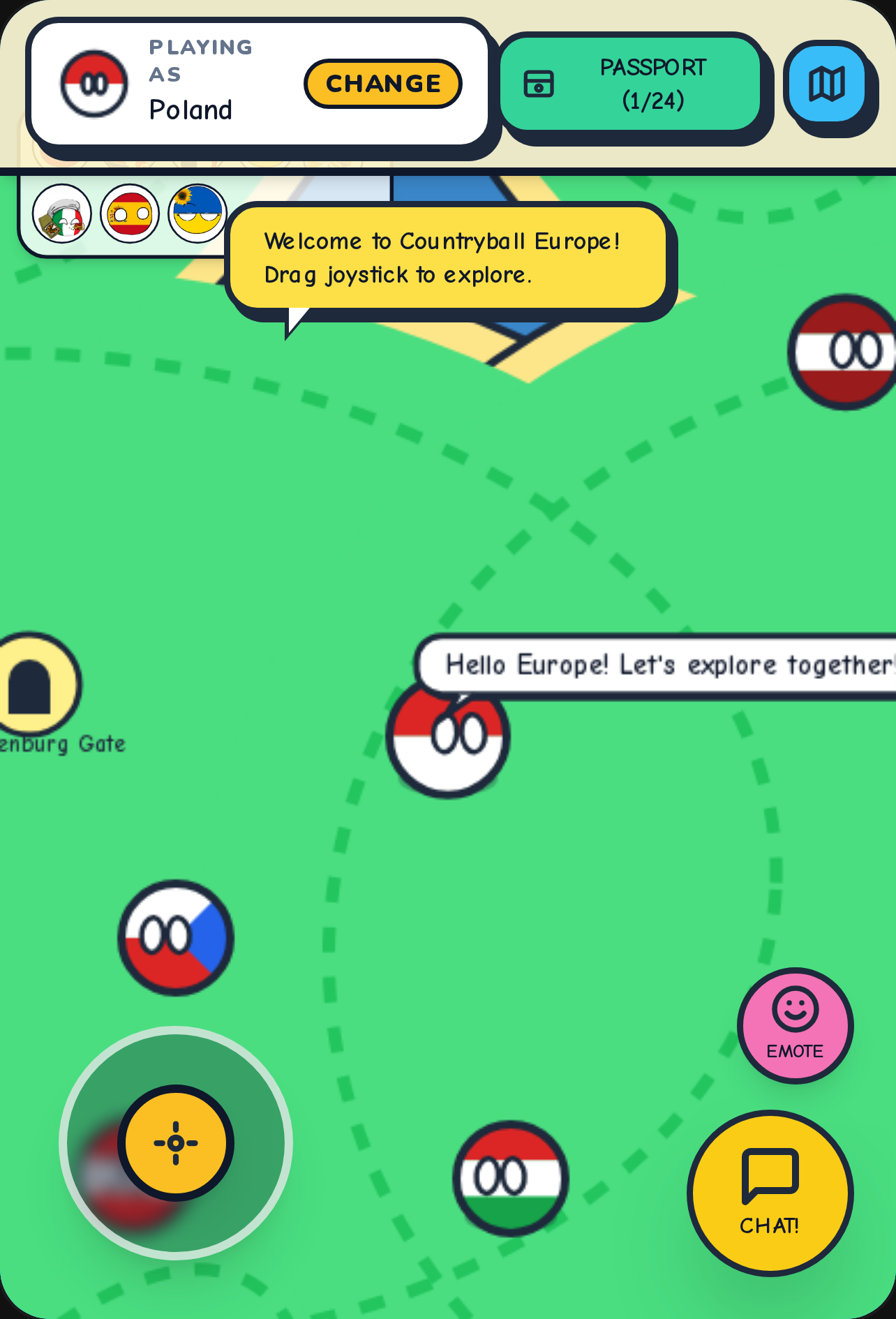 Countryball Europe RP cover