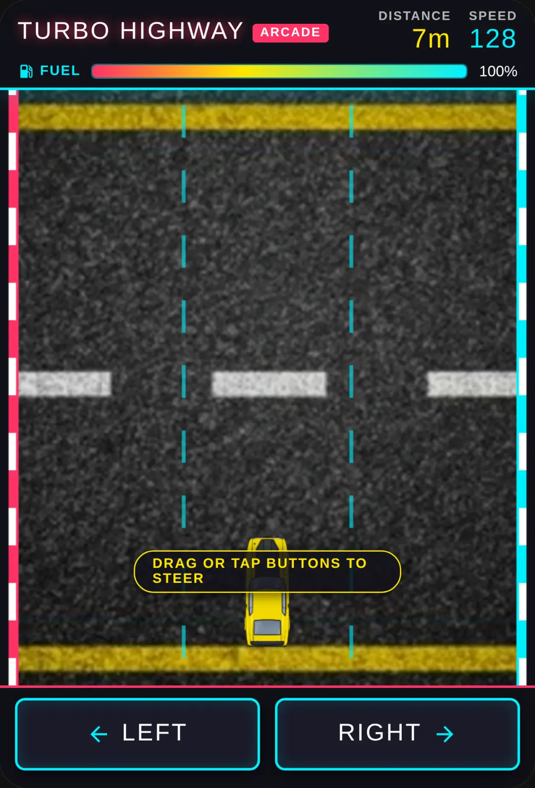 TURBO HIGHWAY - Arcade Car Racer cover