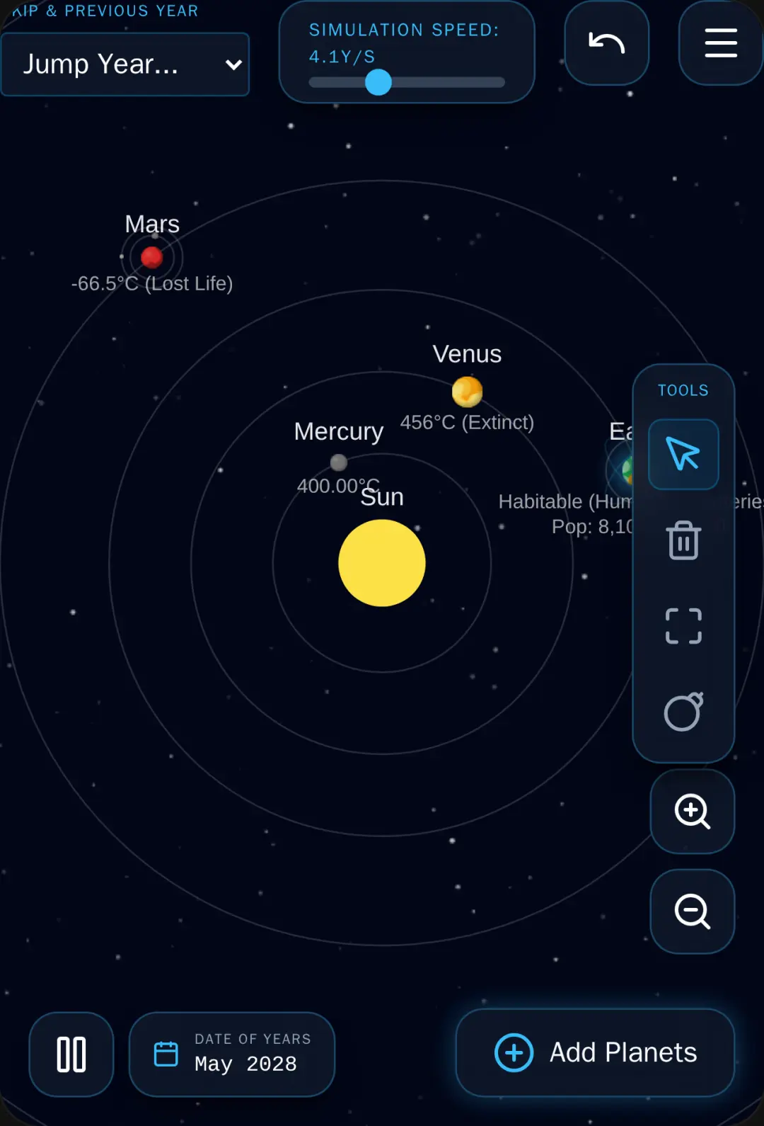 Solar System Simulator v cover
