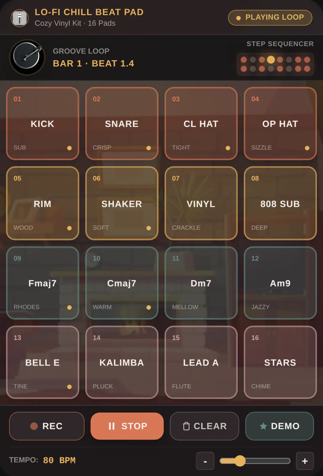 Lo-Fi Chill Beat Pad cover