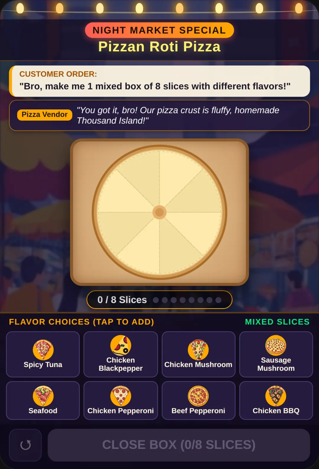 Night Market Pizza Simulator cover