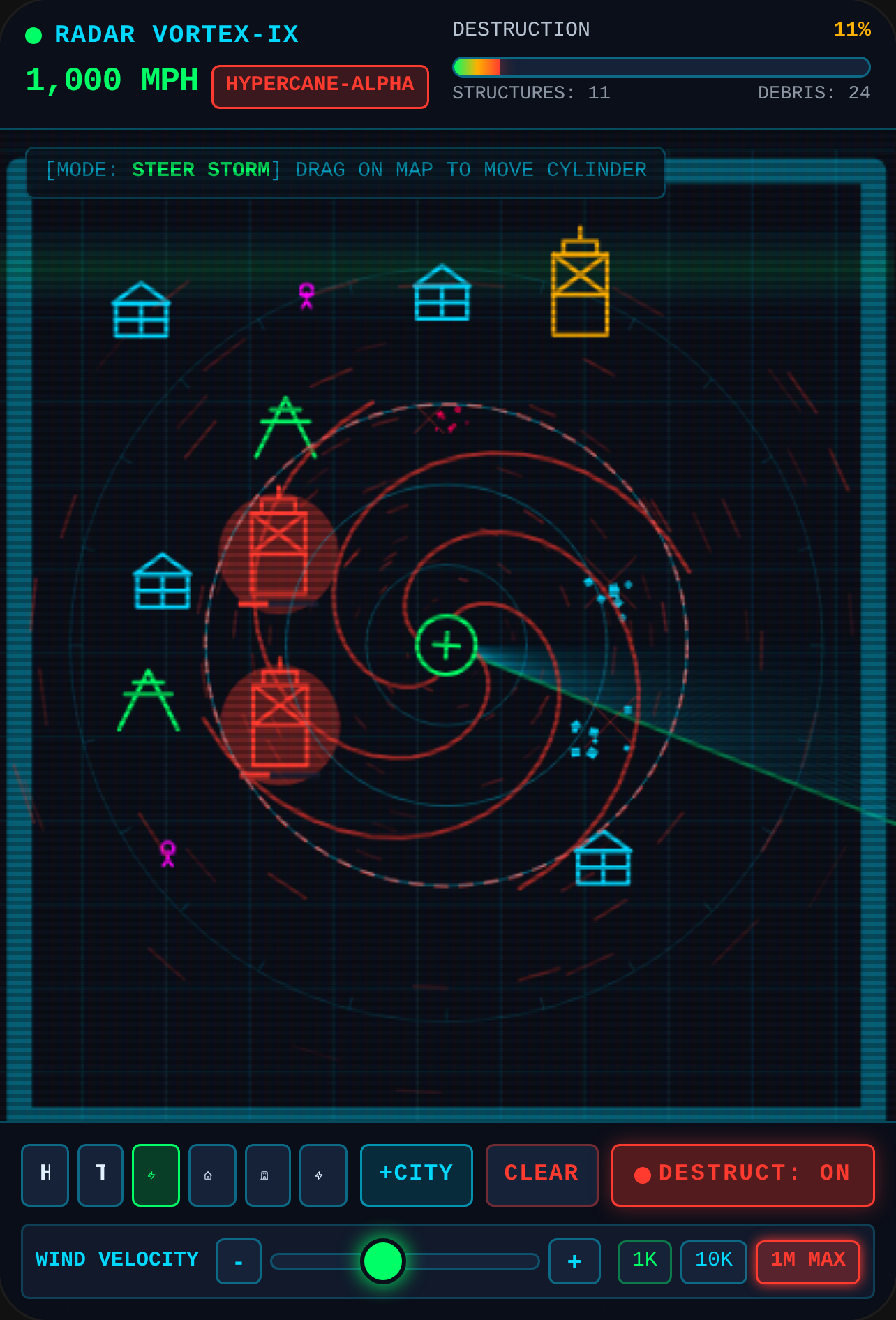 CYBER-CYCLONE RADAR SIMULATOR cover