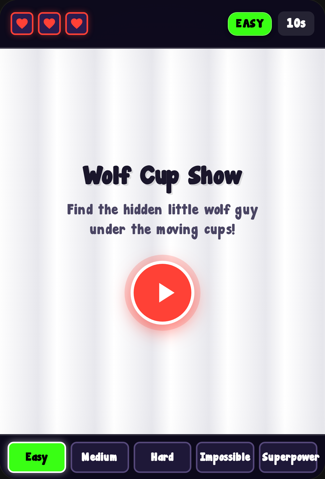 Wolf Cup Magic Show cover