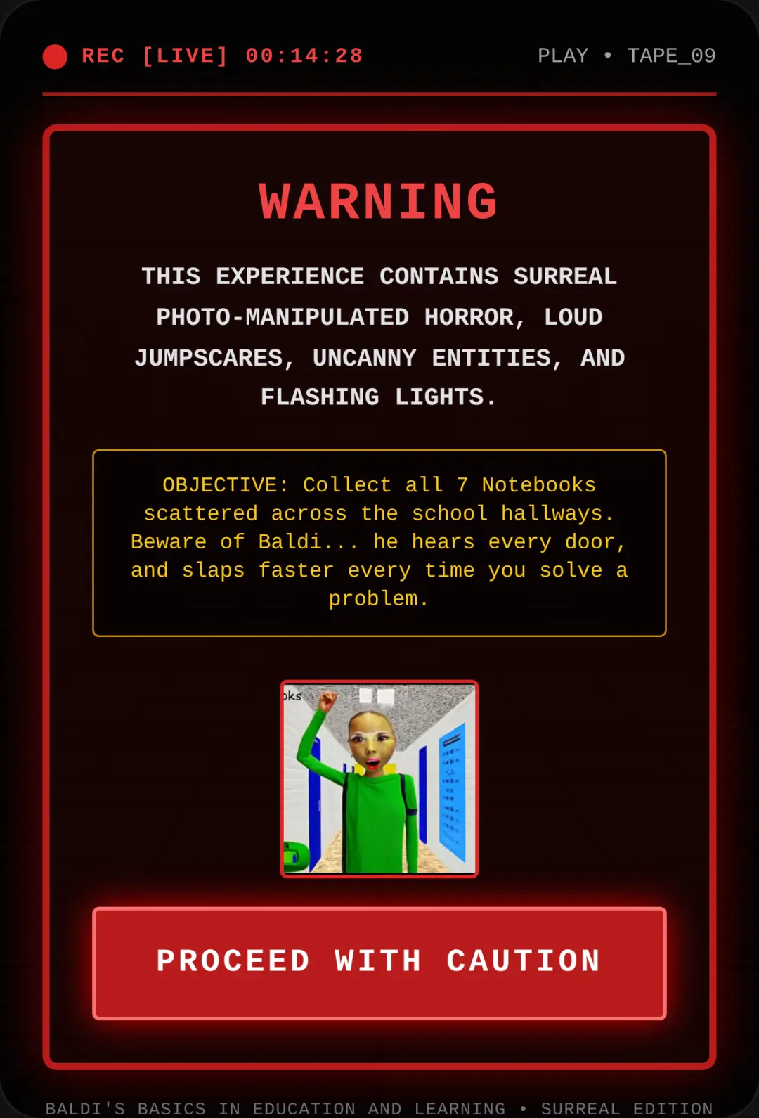 Baldi's Nightmare School cover