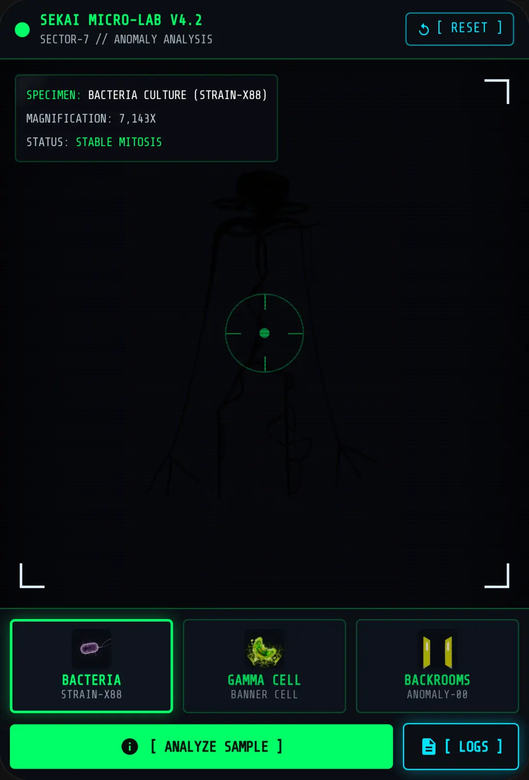Sekai 3D Micro-Lab & Anomaly Simulator cover