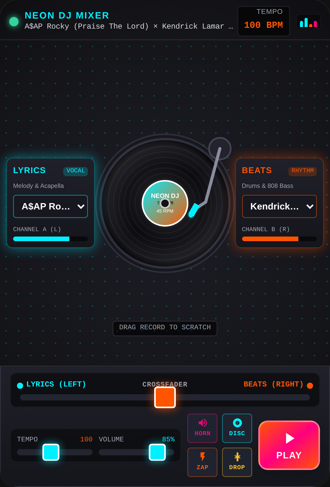 Neon Analog DJ Studio cover