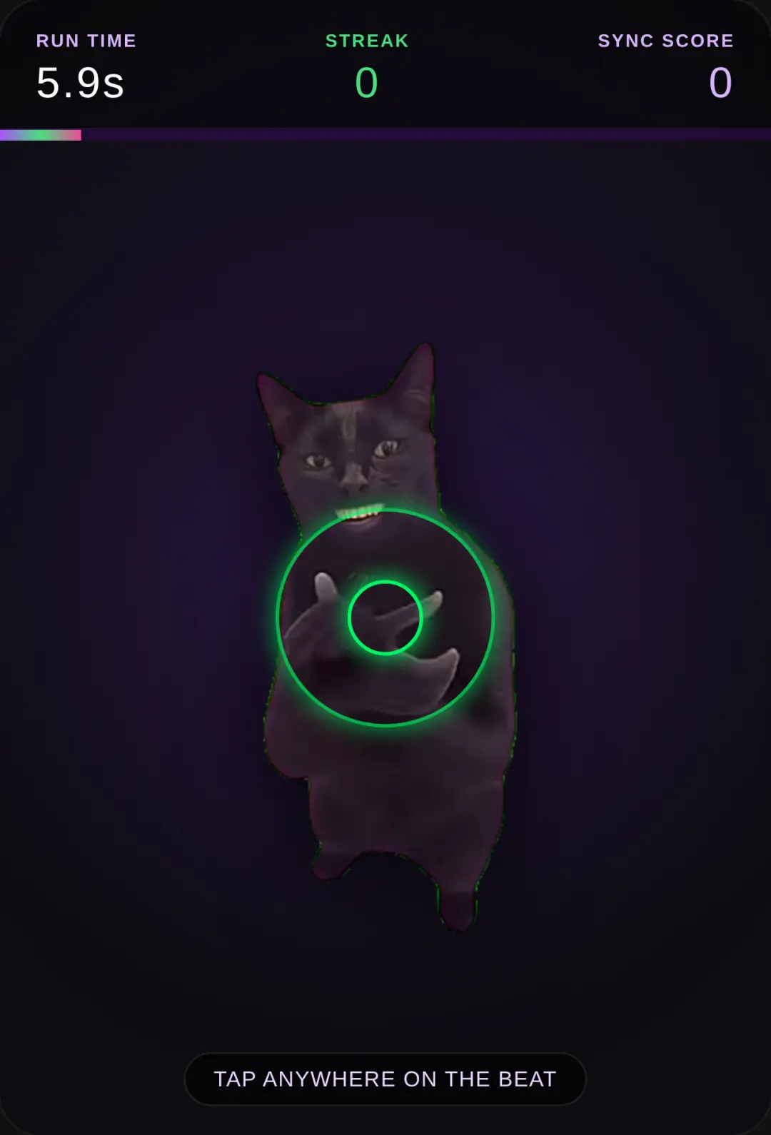 Clapping Cat Rhythm Game cover