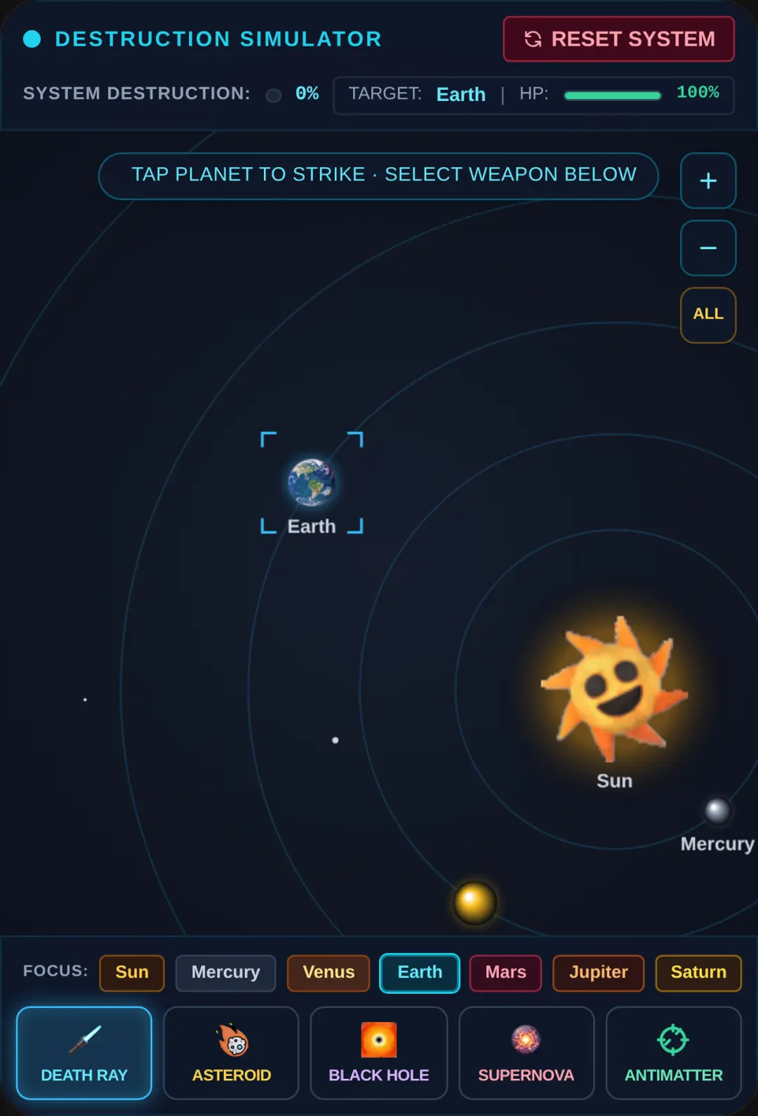 Solar System Destruction Simulator cover