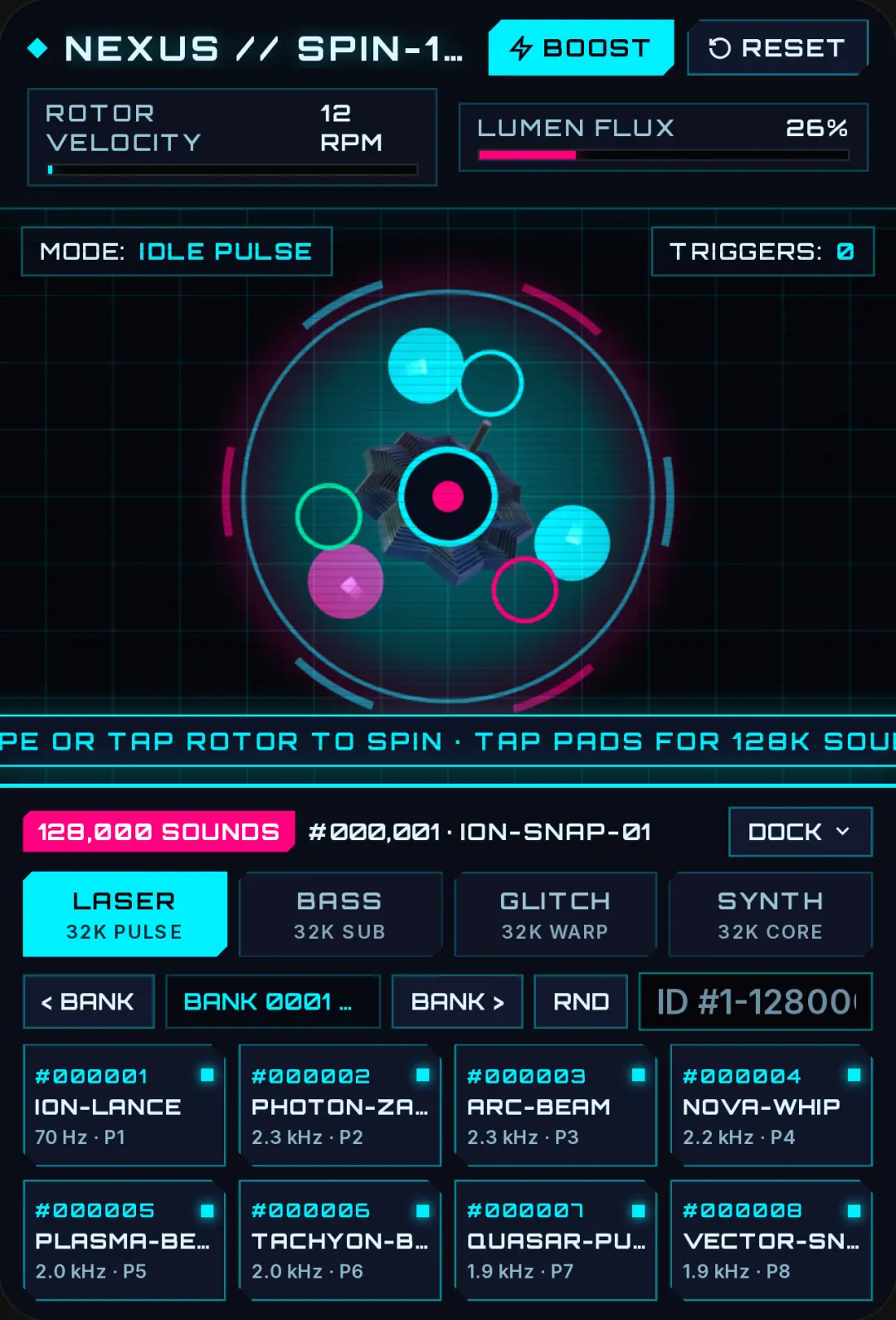 NEXUS // SPIN-128K cover
