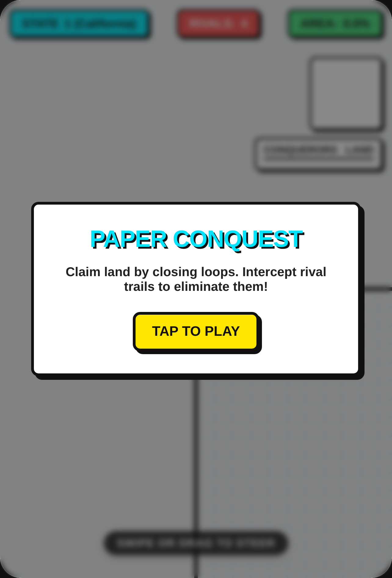 Paper Conquest - Conquer the Grid cover