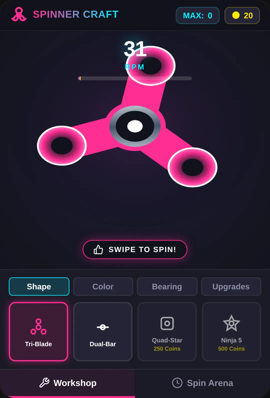 Fidget Spinner Workshop & Arena cover