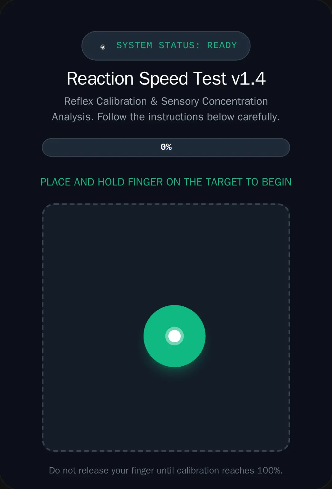 Reaction Speed Test cover