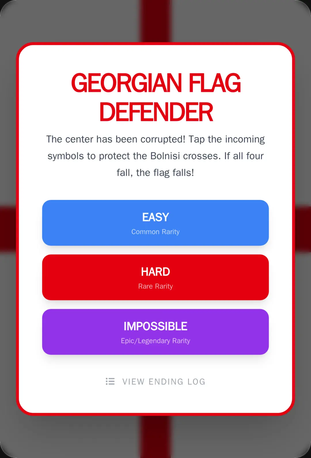 Georgian Flag Defender (Version 0.3) cover