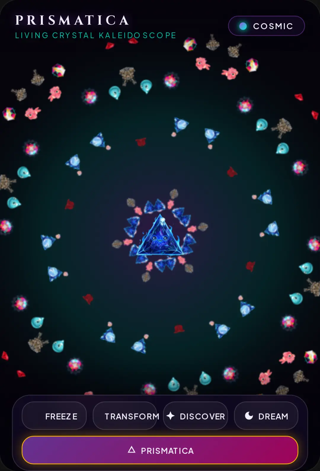 PRISMATICA — The Living Crystal Kaleidoscope cover
