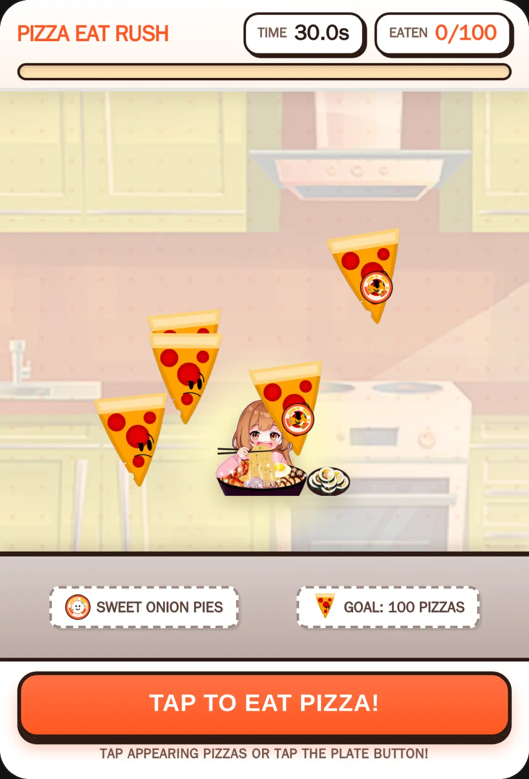100 Pizza Eat Rush cover