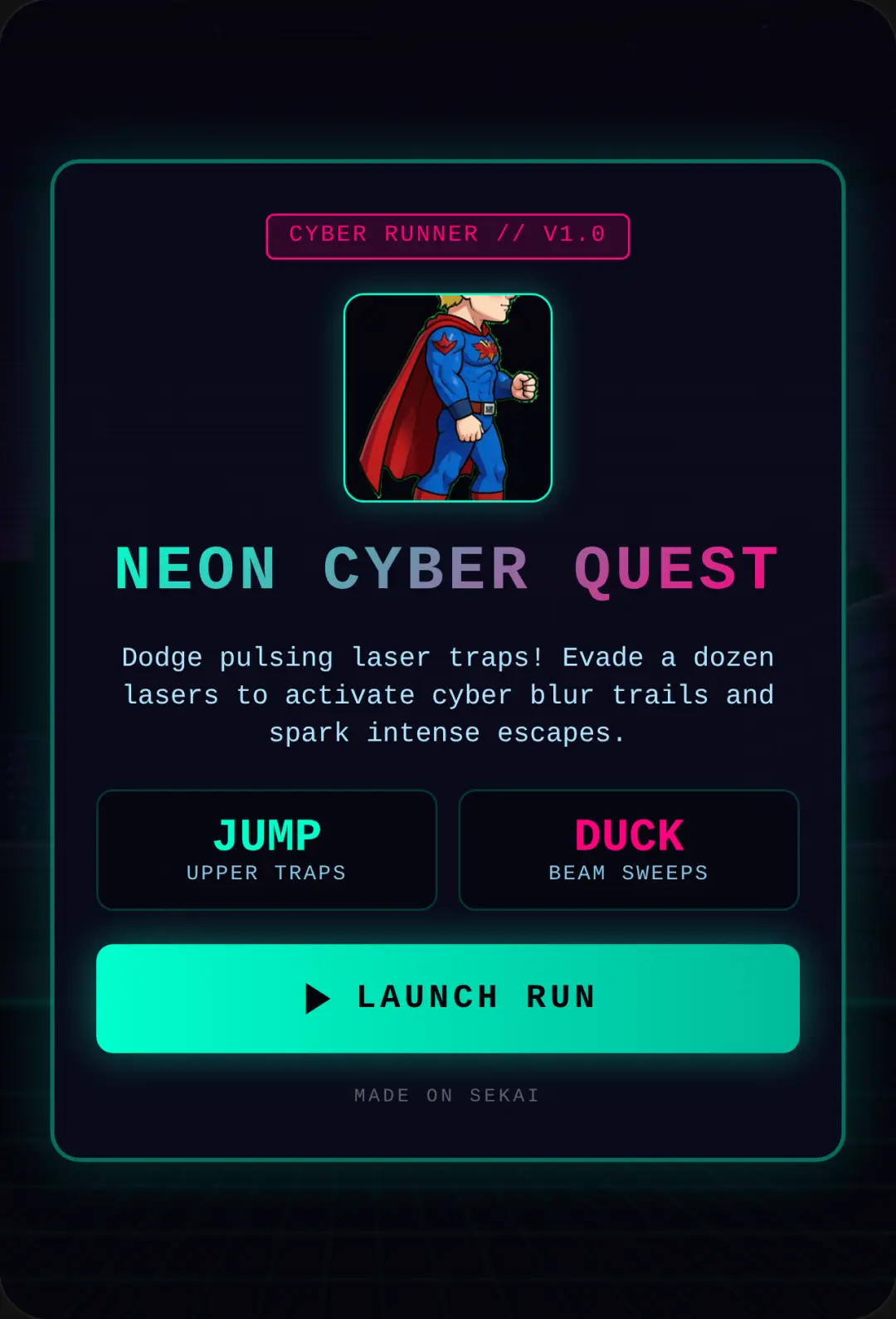Neon Cyber Quest cover