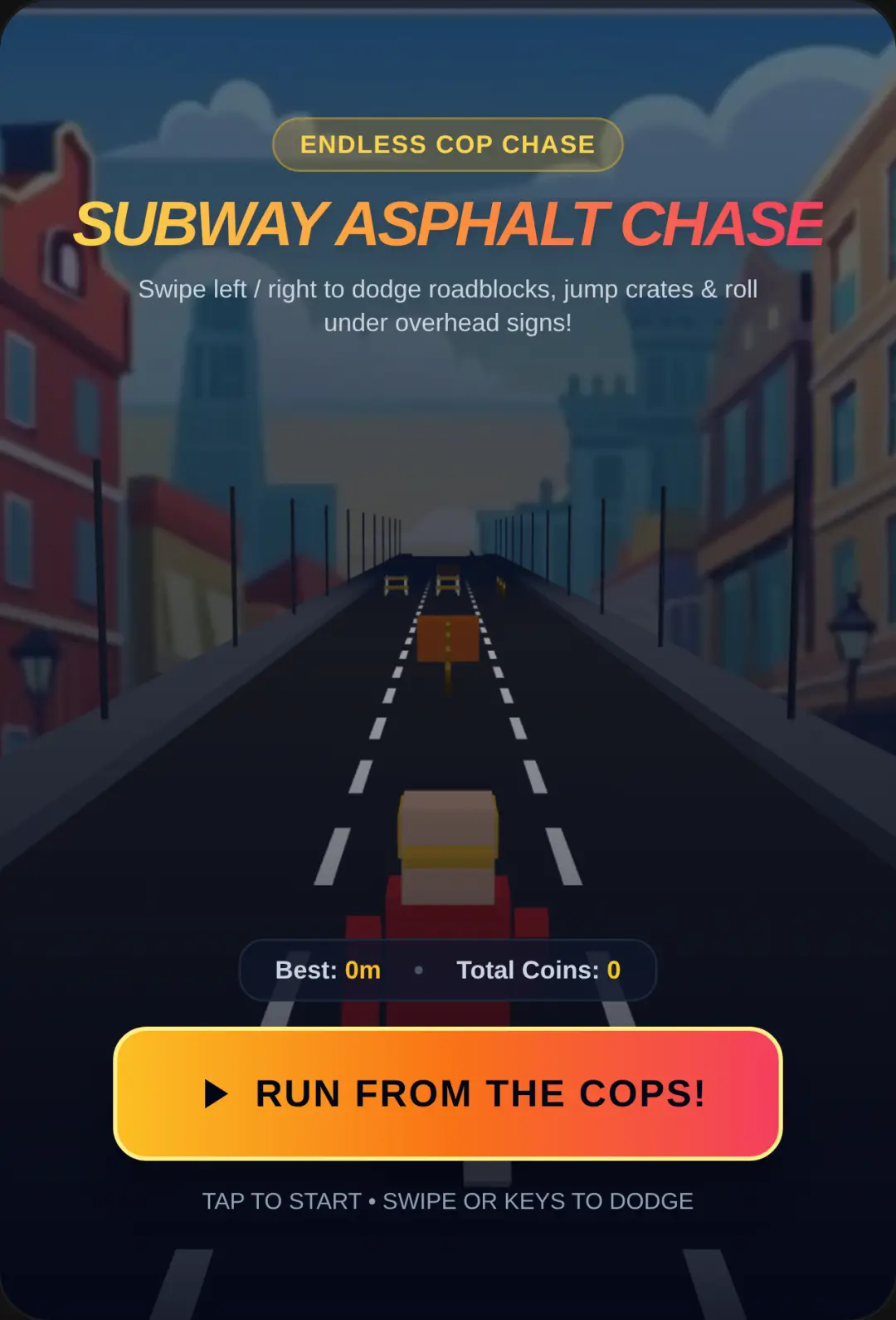 Subway Asphalt Chase cover