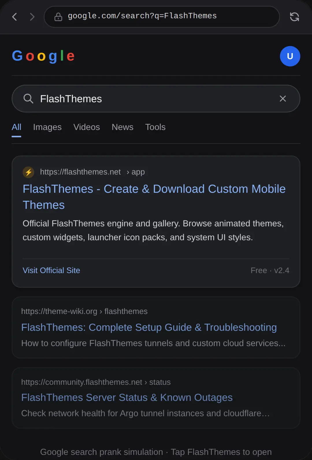FlashThemes - Web Search cover