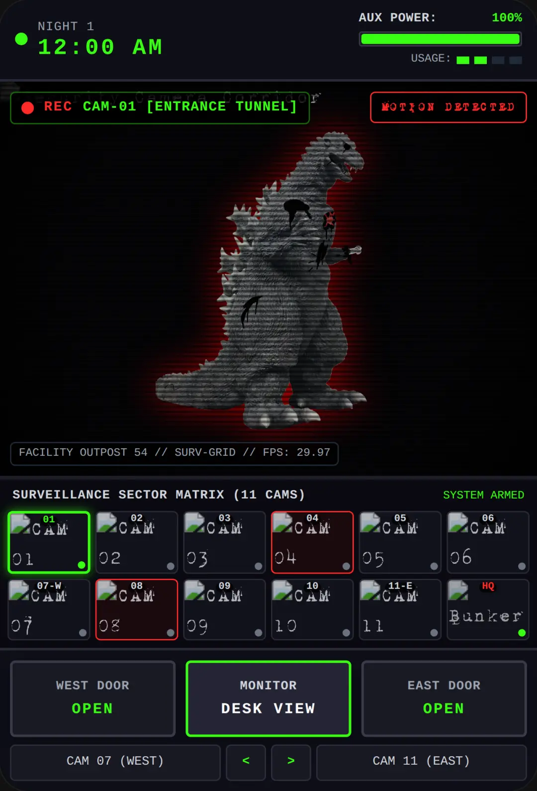 Godzilla Bunker Survival cover