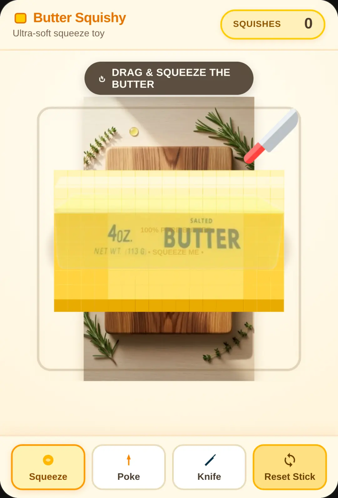 Satisfying Butter Squishy cover