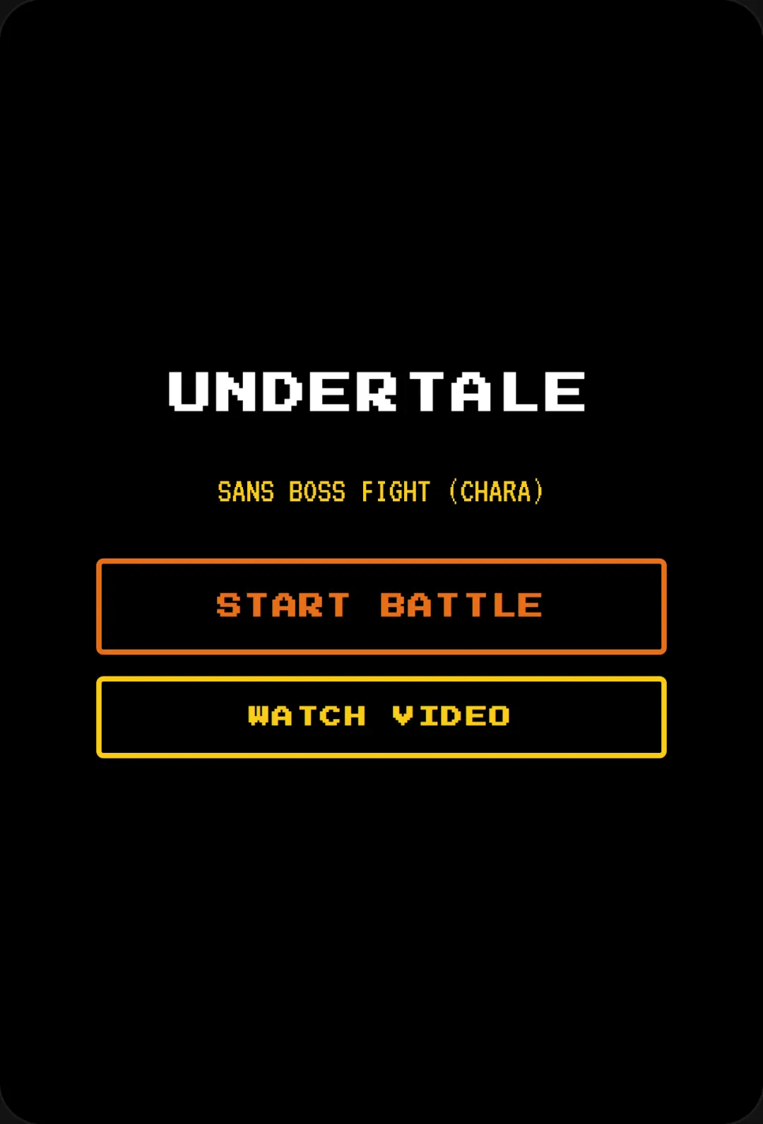 Undertale: Sans Boss Fight (Chara) cover