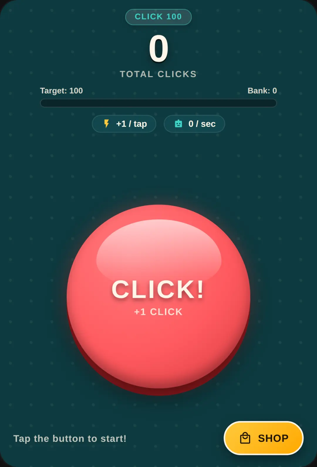 Click 100 - Candy Gloss Arcade Clicker cover