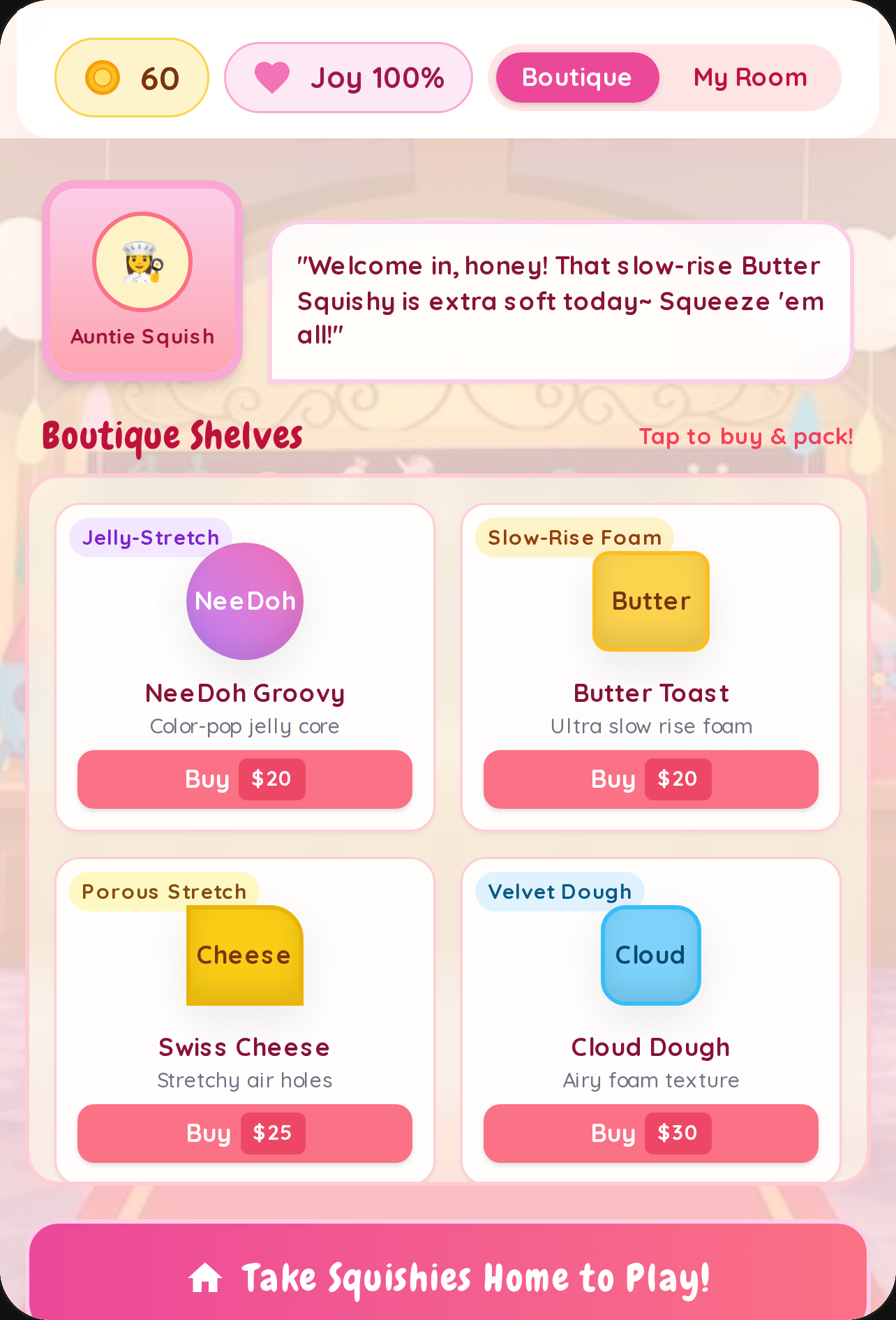 NeeDoh and Squishy Boutique cover