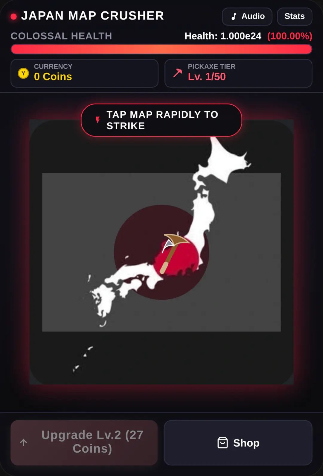 Japan Map Crusher - Pickaxe Level 50 cover