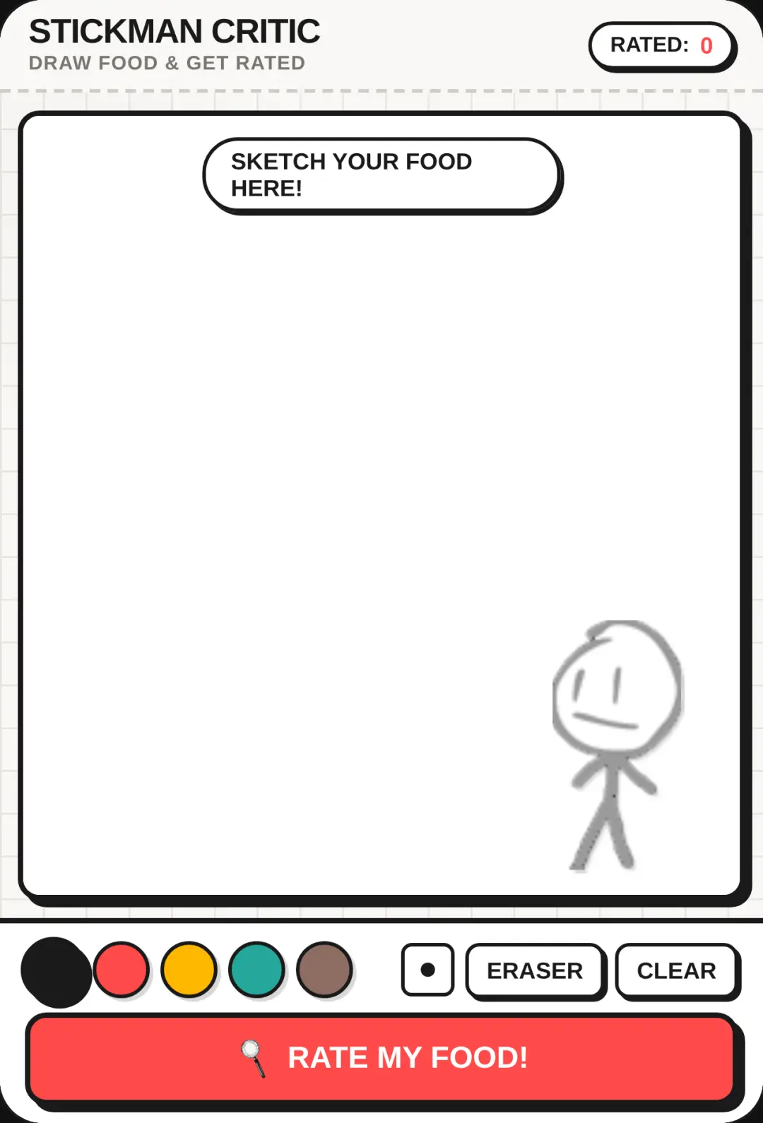 Stickman Food Critic cover