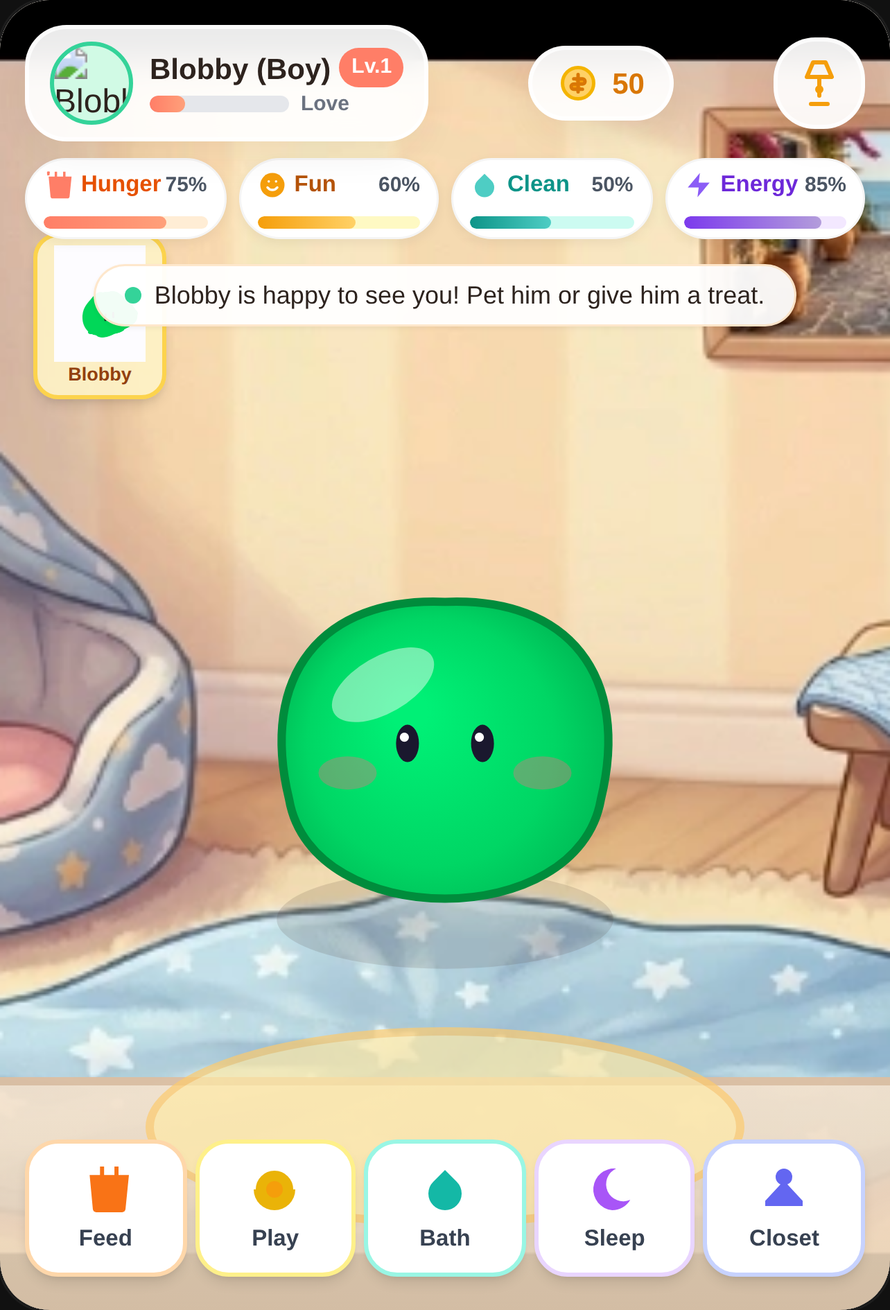 Blobby - Virtual Jelly Pet cover