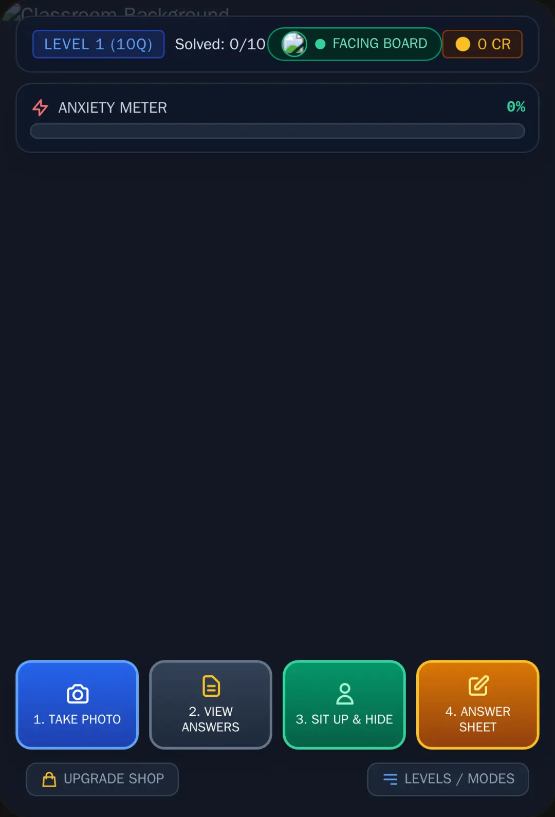 Cheating while testing cover