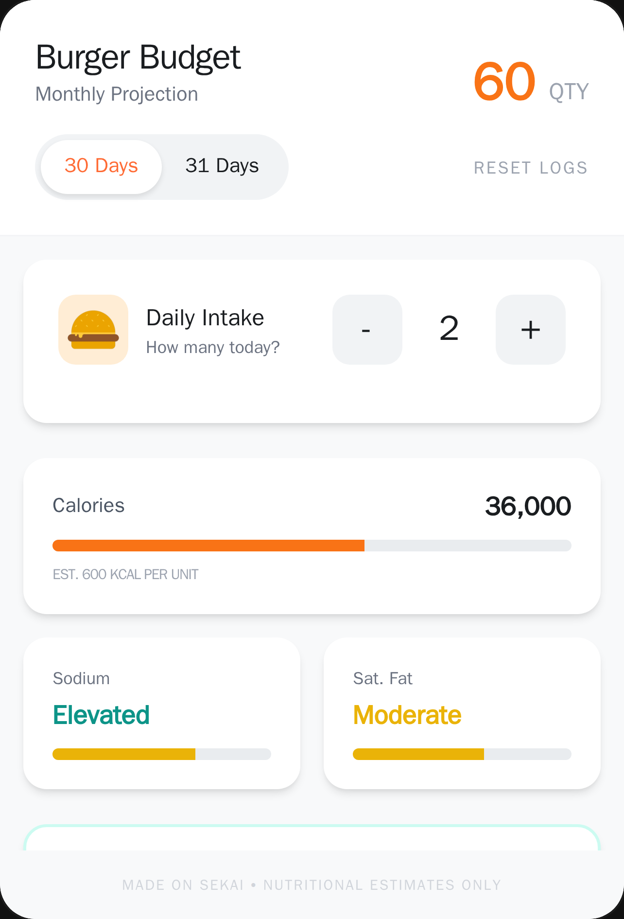 Burger Budget Tracker cover