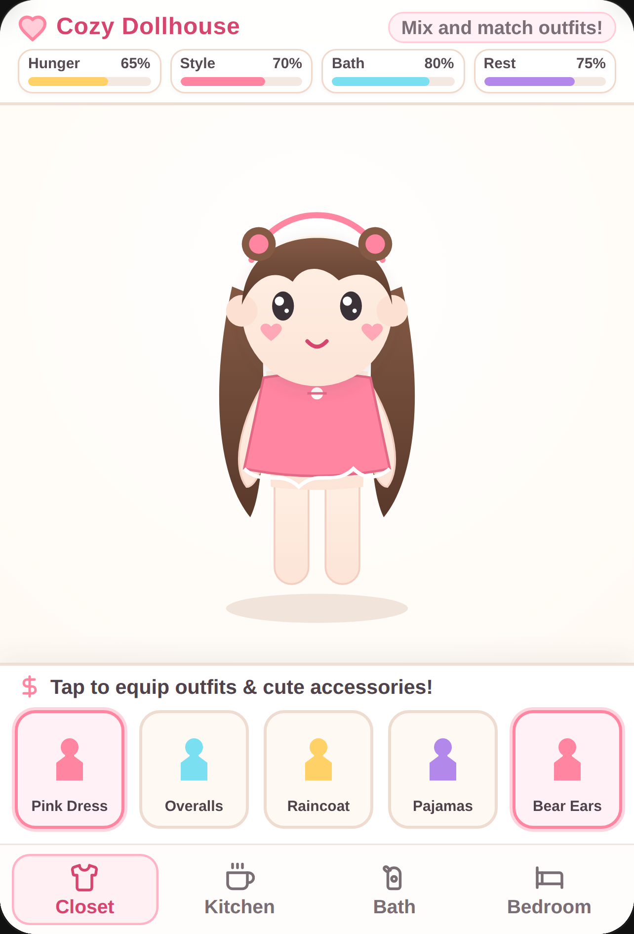 Cozy Doll Care and Dress Up cover