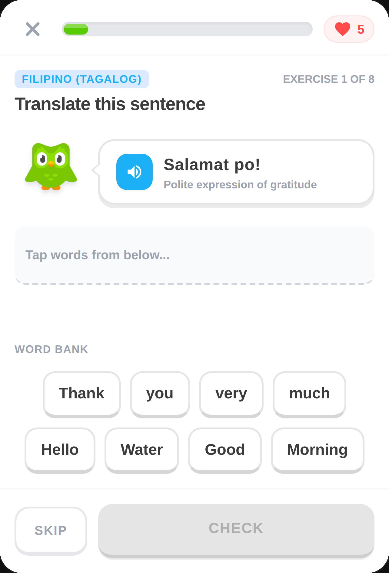 Duolingo Philippine Languages - Filipino cover