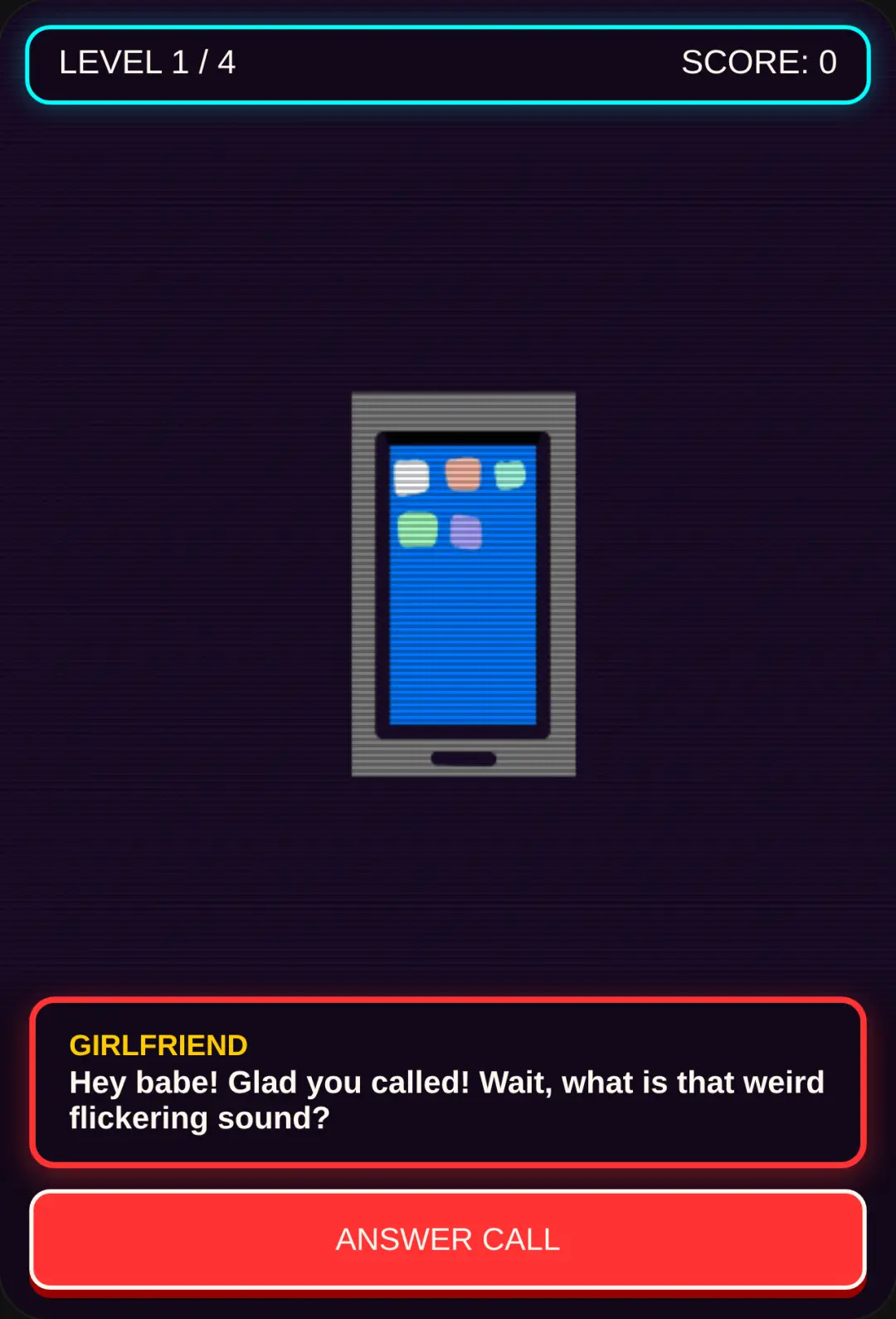 AI Glitch Chaos Phone Game cover