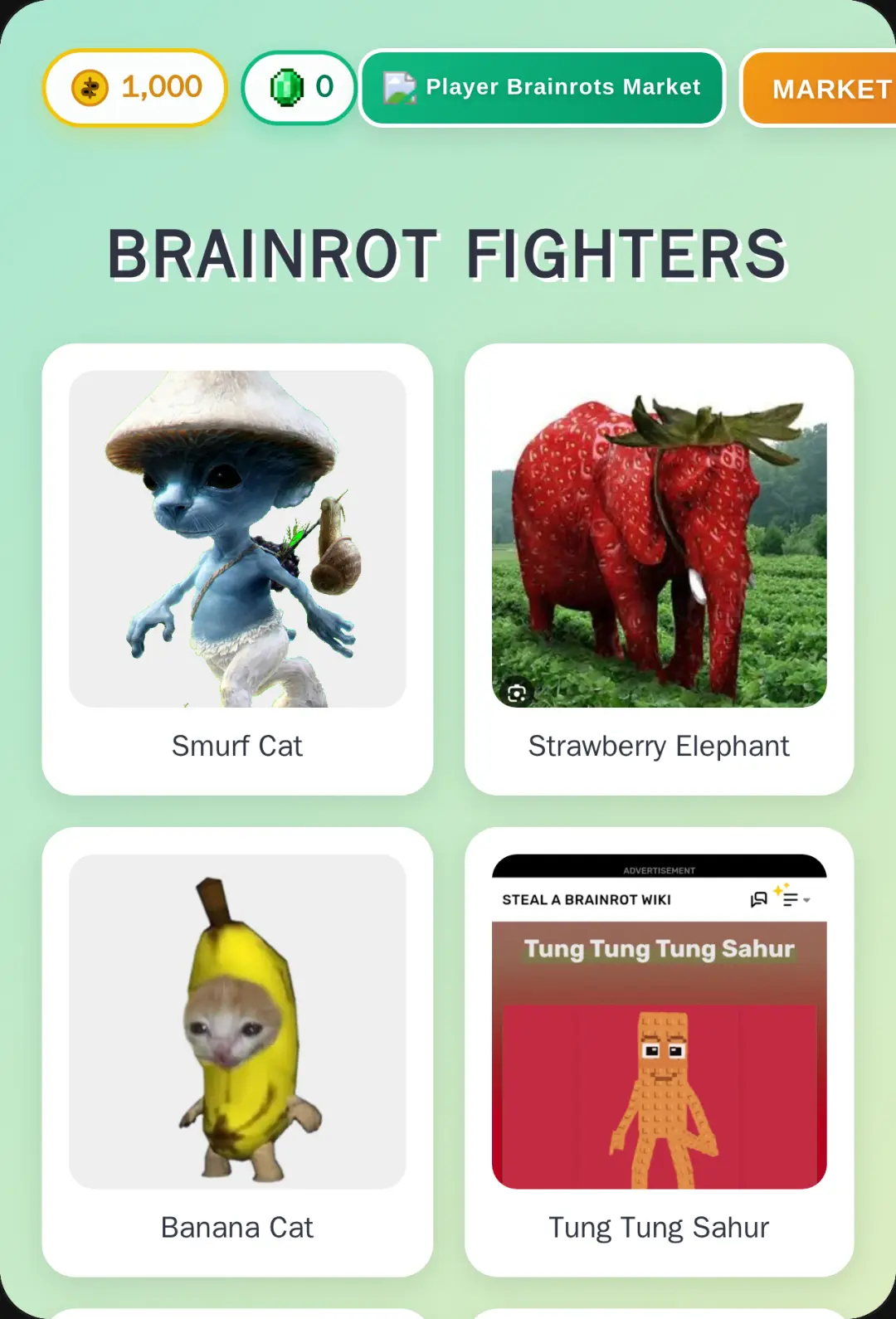 Brainrot Fighters Escape cover