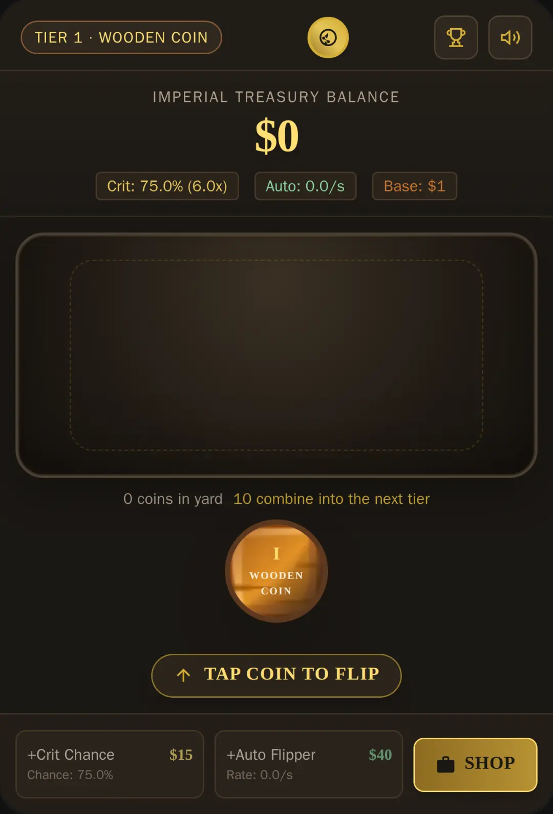 Treasury Flip · Coin Empire cover
