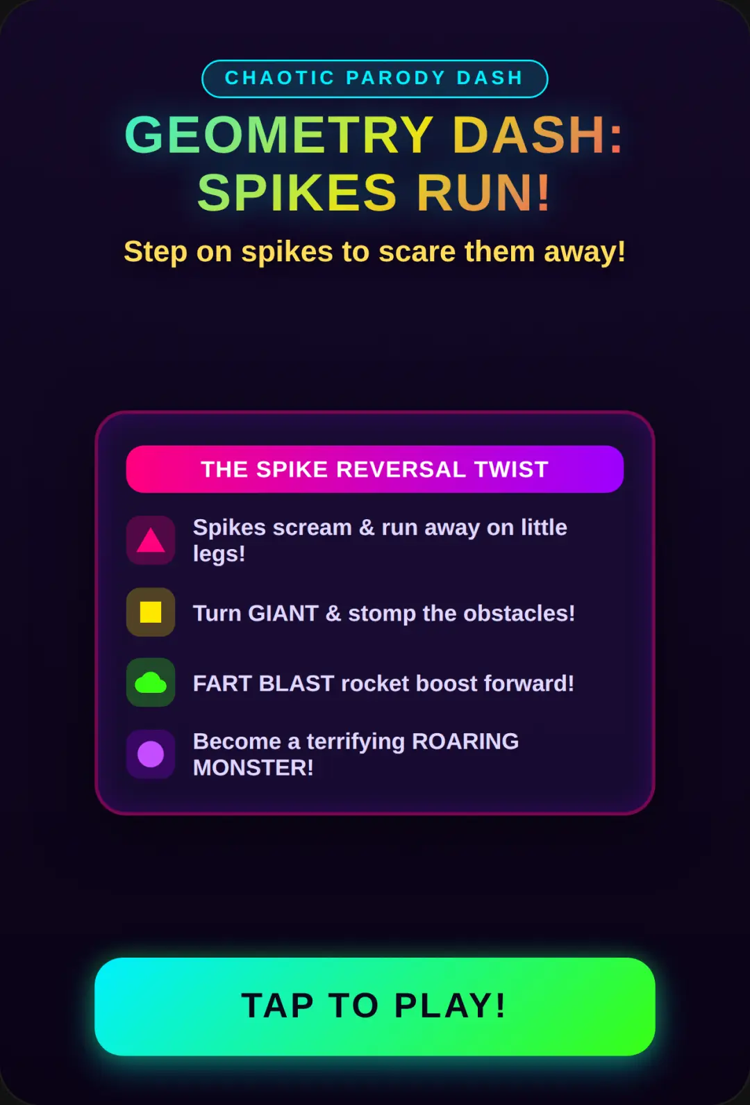 Geometry Dash: Spikes Run Away! cover
