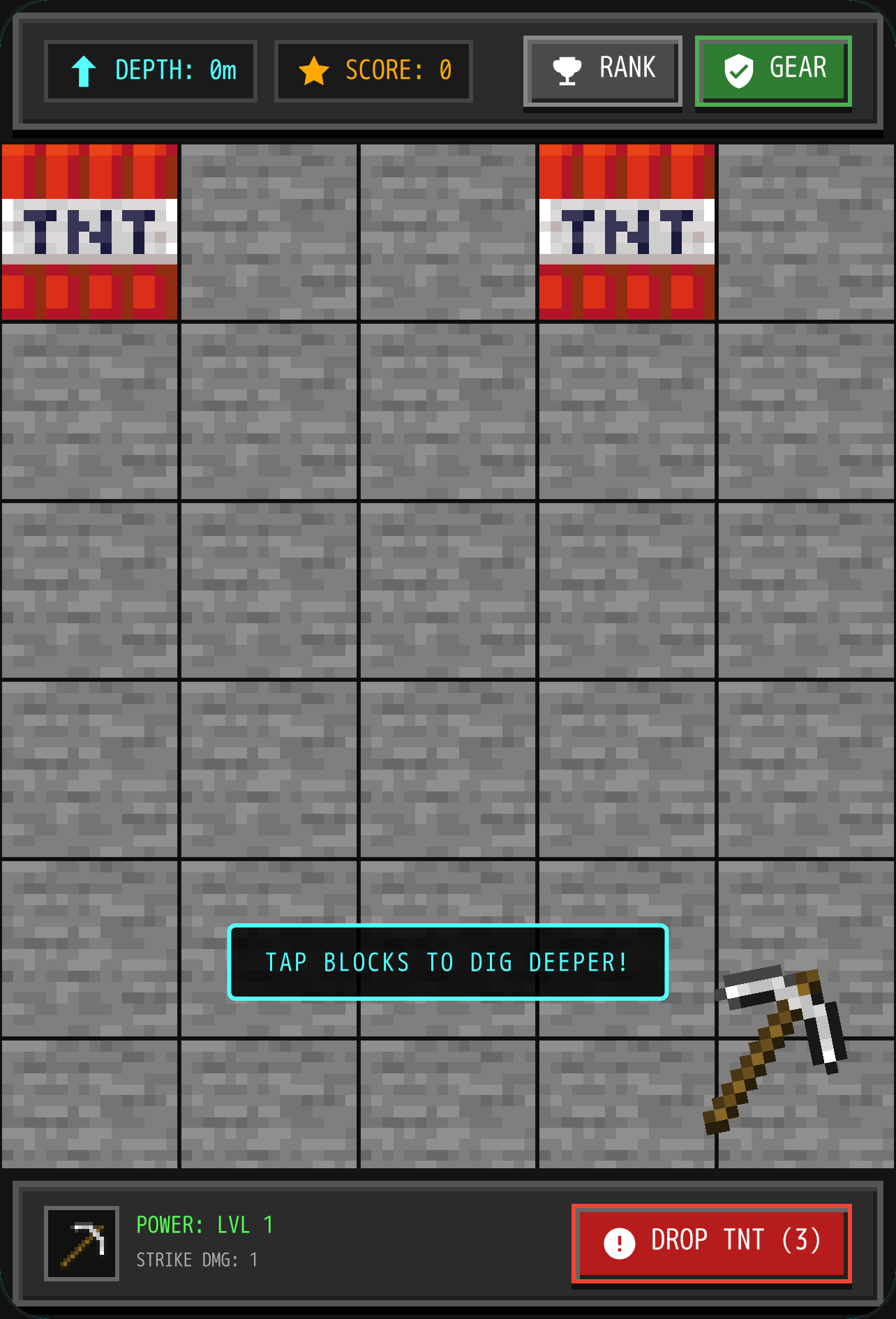 Infinite Block Miner Minecraft edition cover