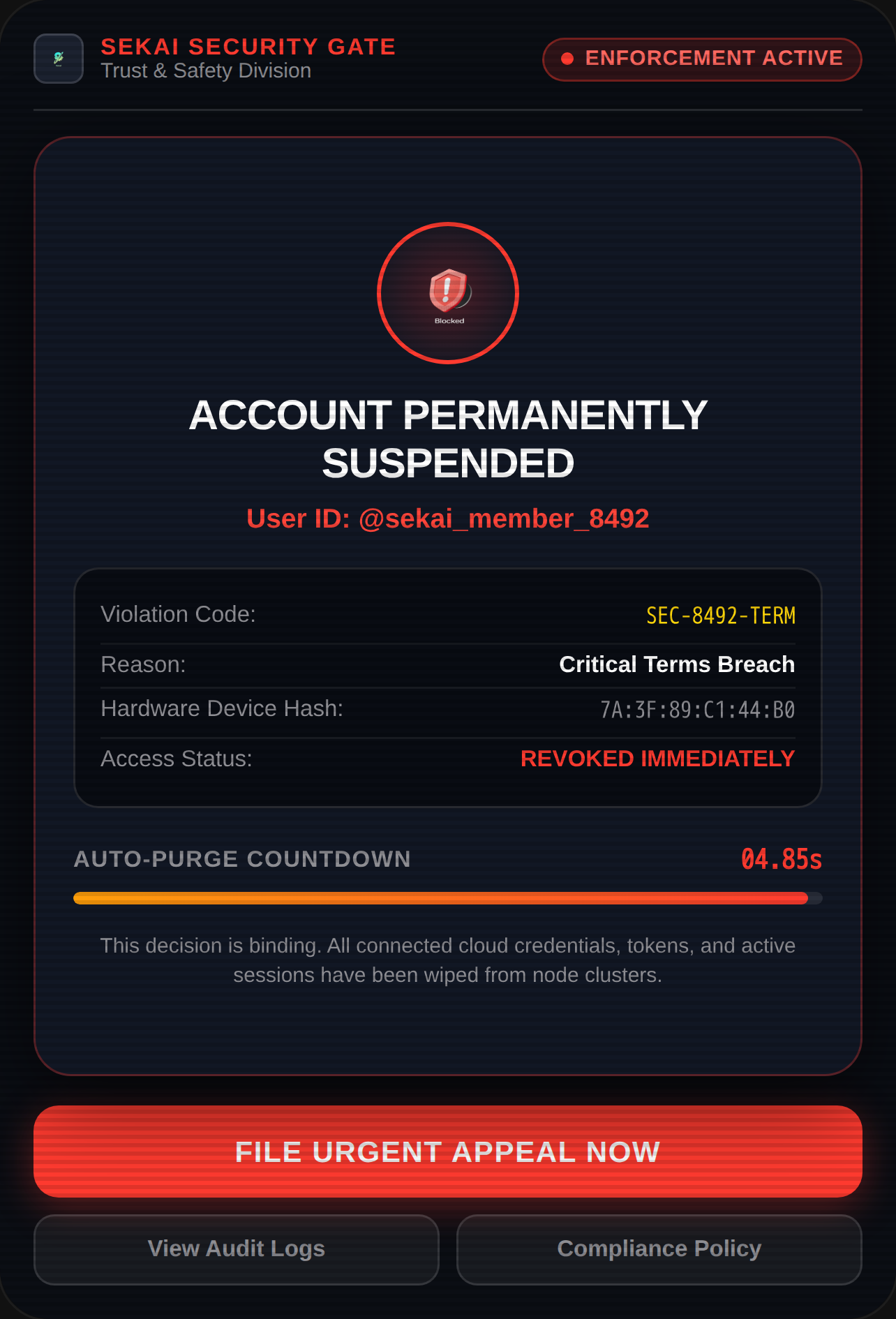 Sekai Account Verification cover