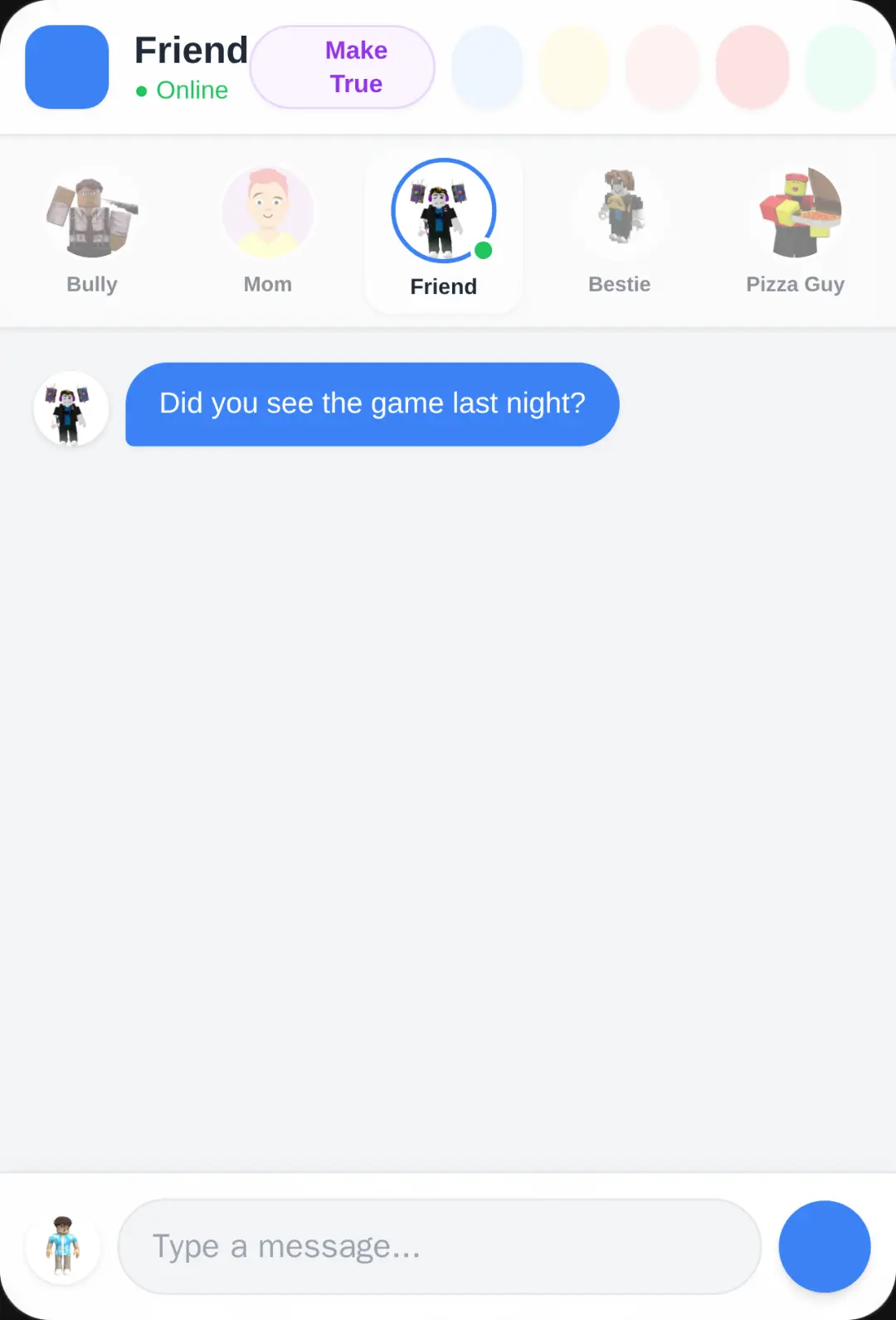 Chat cover