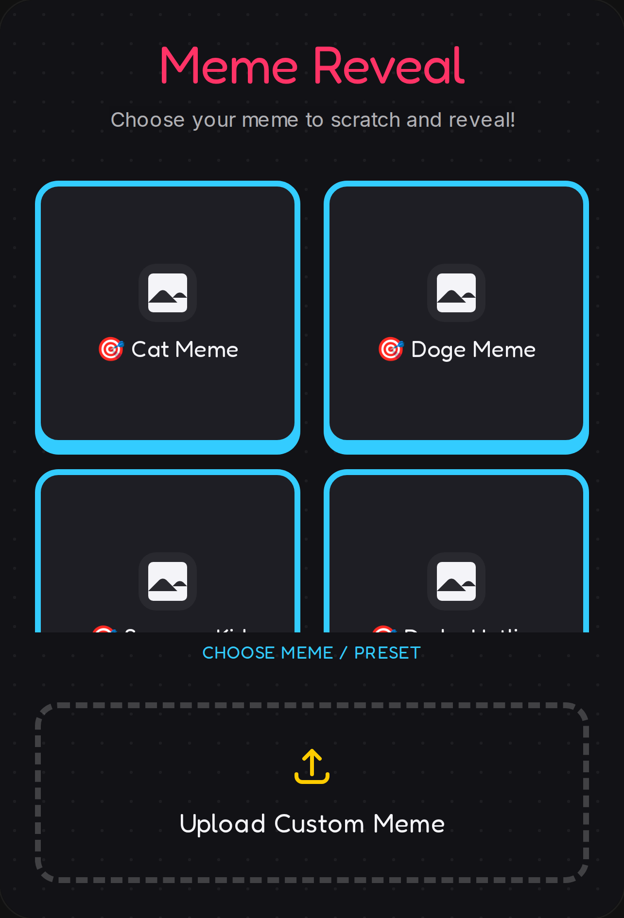 Meme Reveal cover