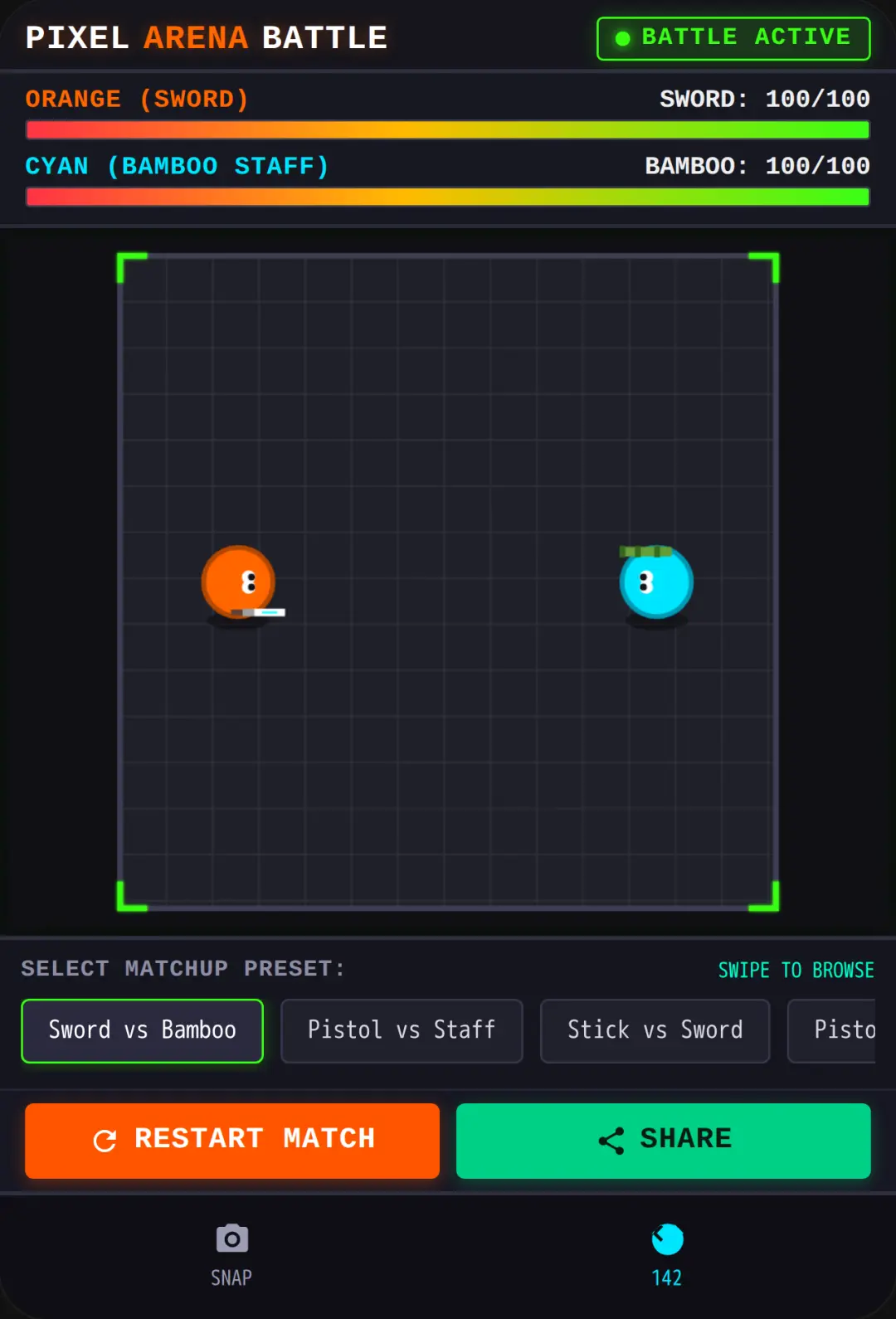 Pixel Arena Battle cover