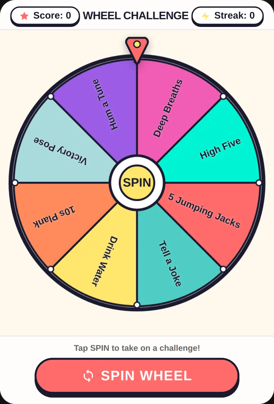 Spin Wheel Challenge cover