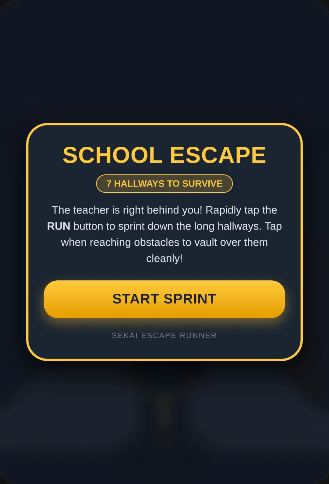 School Escape 3D cover