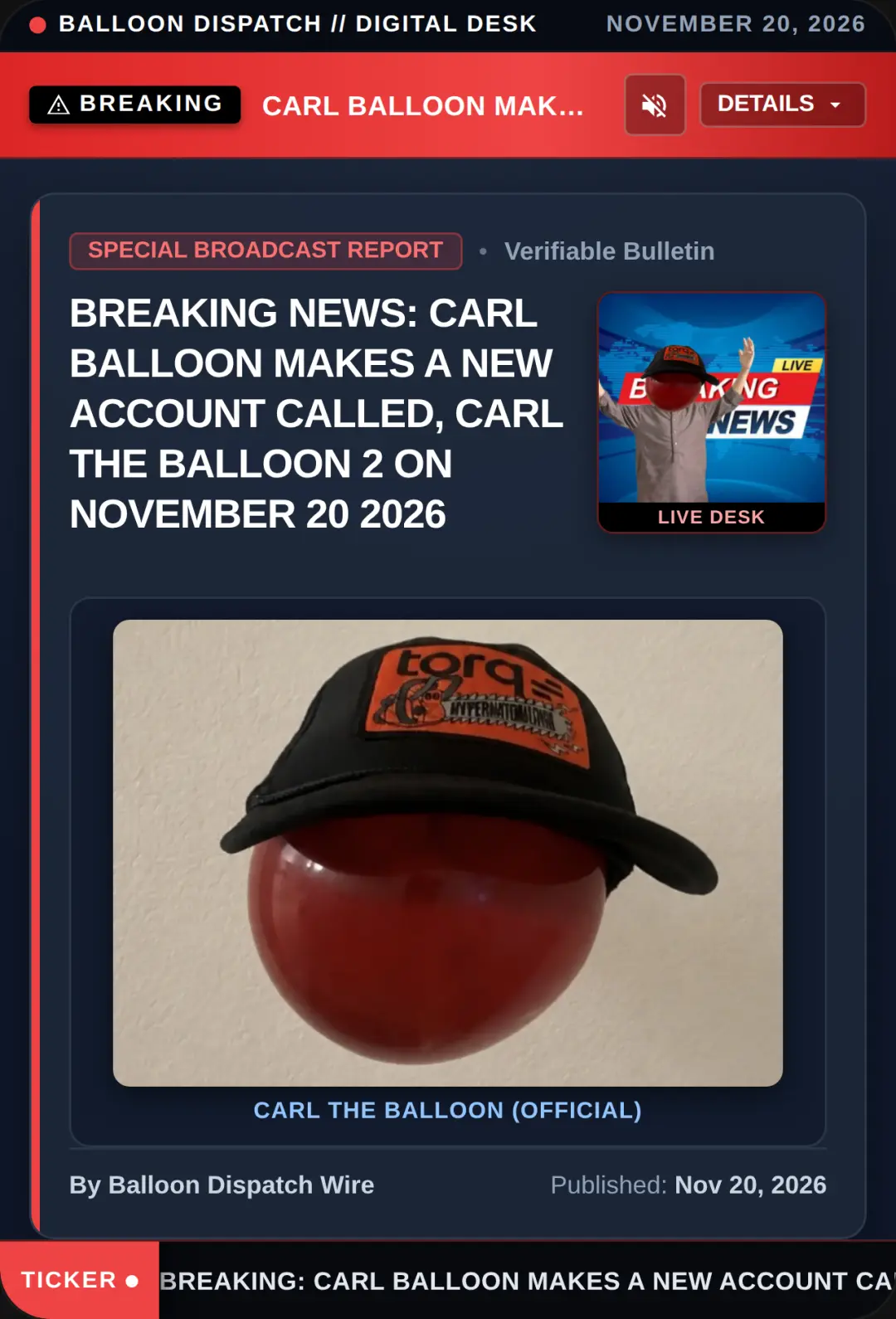 Carl The Ballloon 2 & 3 cover