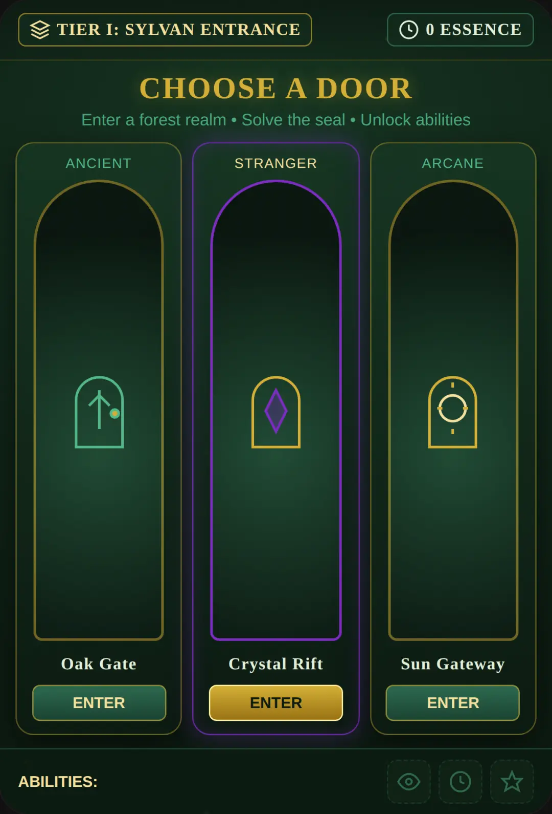 Stranger Doors: Sylvan Realm cover