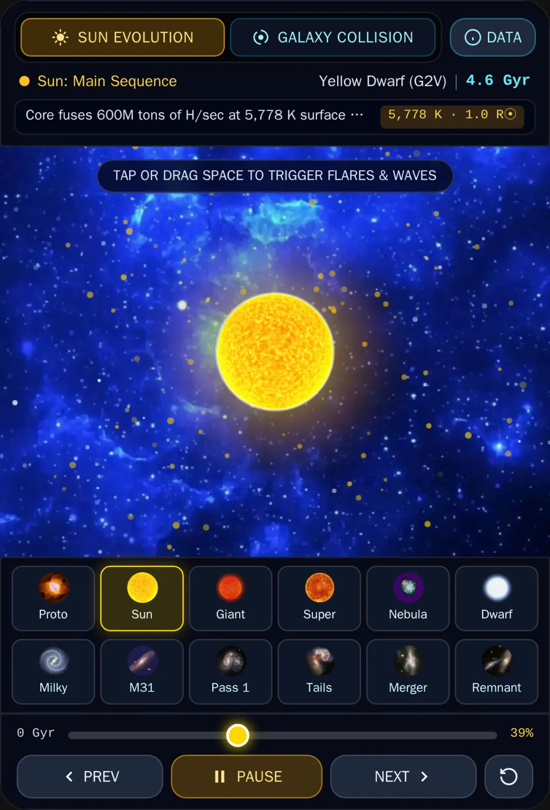 Cosmic Evolution & Galaxy Collision cover