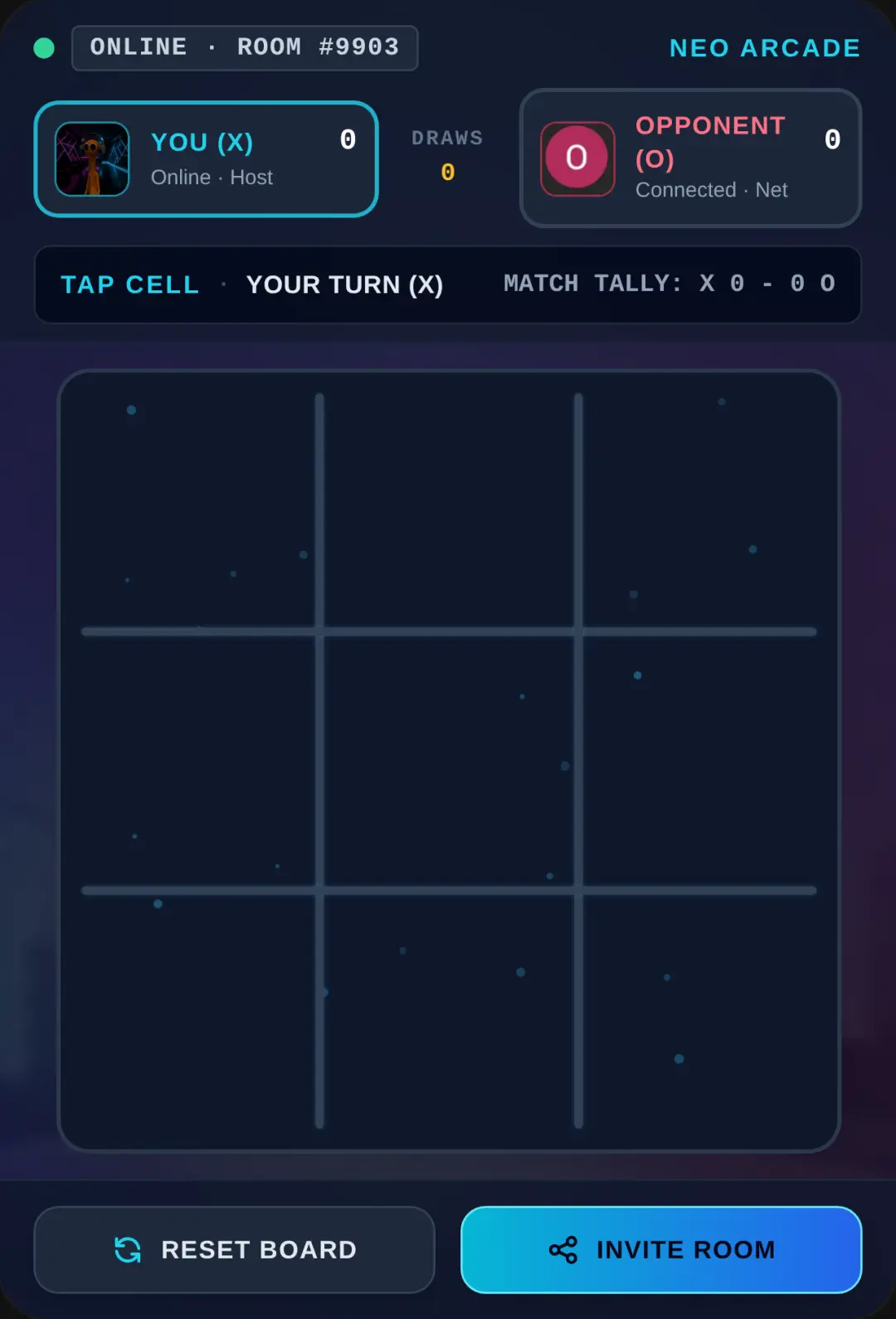 Neo Tic Tac Toe · Online Multiplayer cover